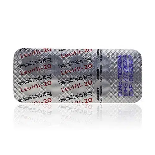 Levifil-20 鋁箔藥板包裝成分與批號標示