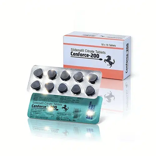 威而鋼學名藥 Cenforce-200mg 外盒與鋁箔藥板