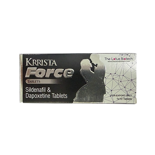 超級雙效威而鋼巔峰黑P KRRISTA FORCE 210mg 外盒正面